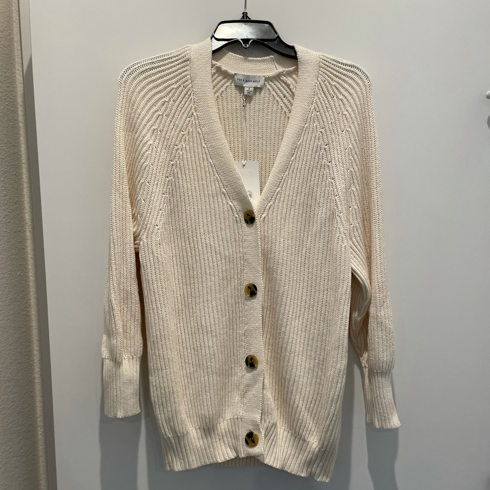 Oversized Cream Cardigan - So cozy!
